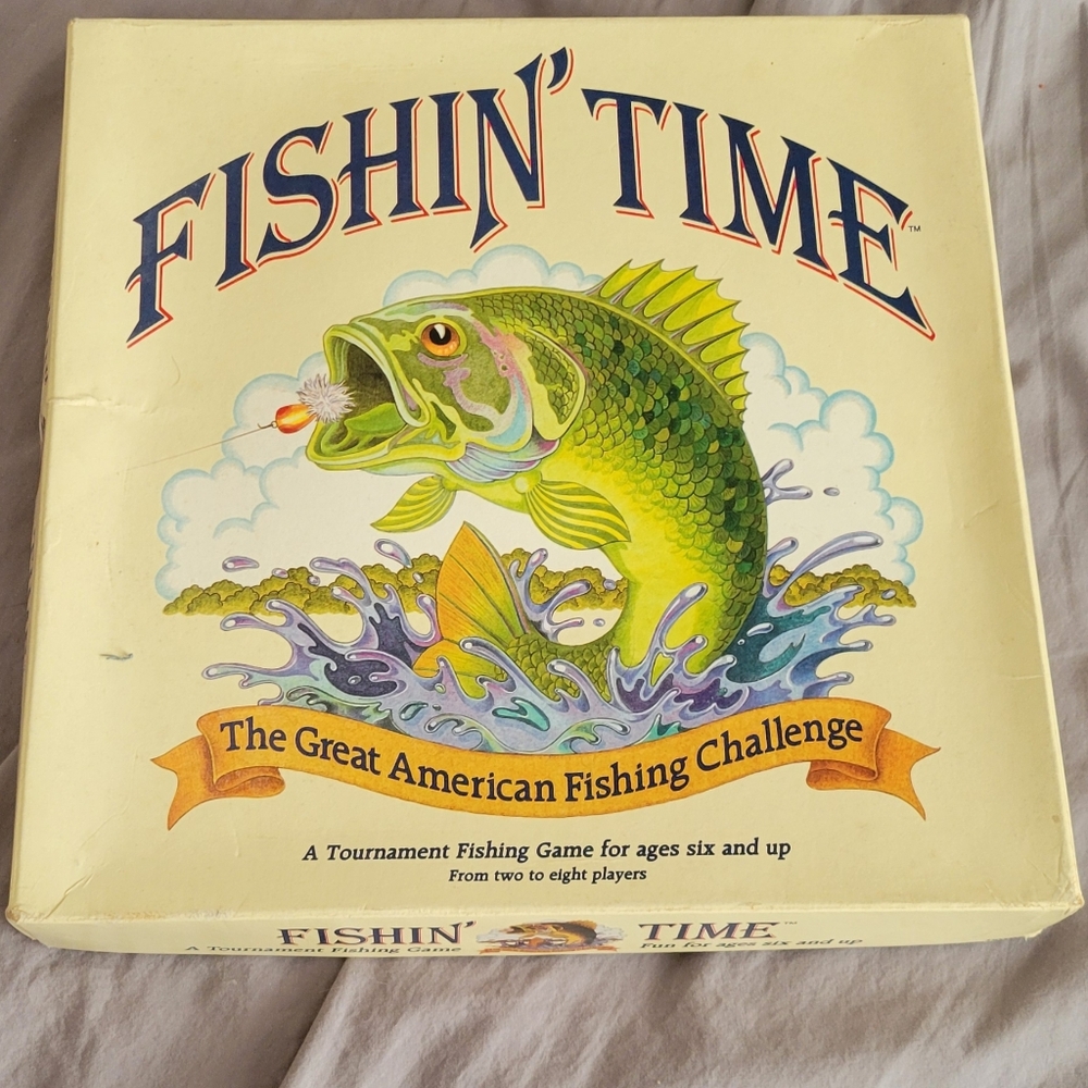 Fishin' Time Fishing Challenge Game - Green and Yellow